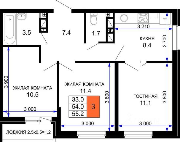 квартира р-н Прикубанский ЖК «Дыхание» фото