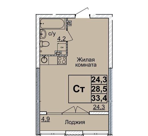 р-н Нижегородский Горьковская ЖК «Горизонты Нижнего» фото