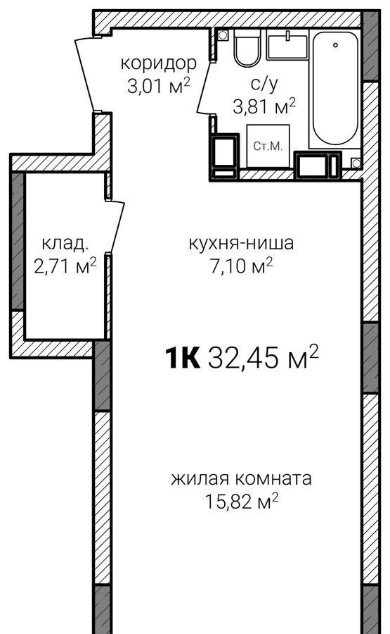 квартира г Нижний Новгород р-н Советский Горьковская ул Краснозвездная 7 ЖК «Зенит» фото 1