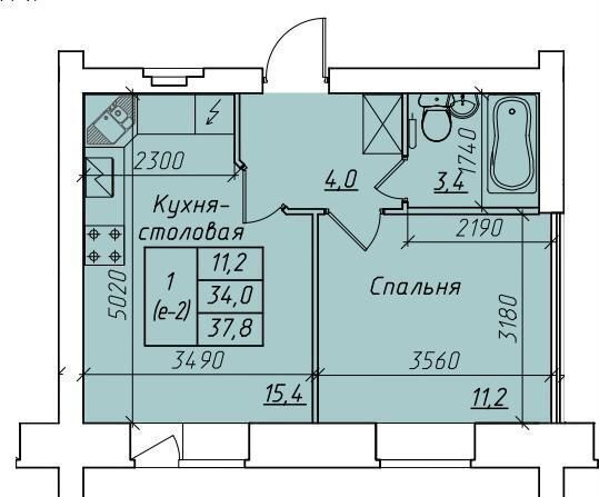 квартира г Вологда ул Молодежная 4 фото 1