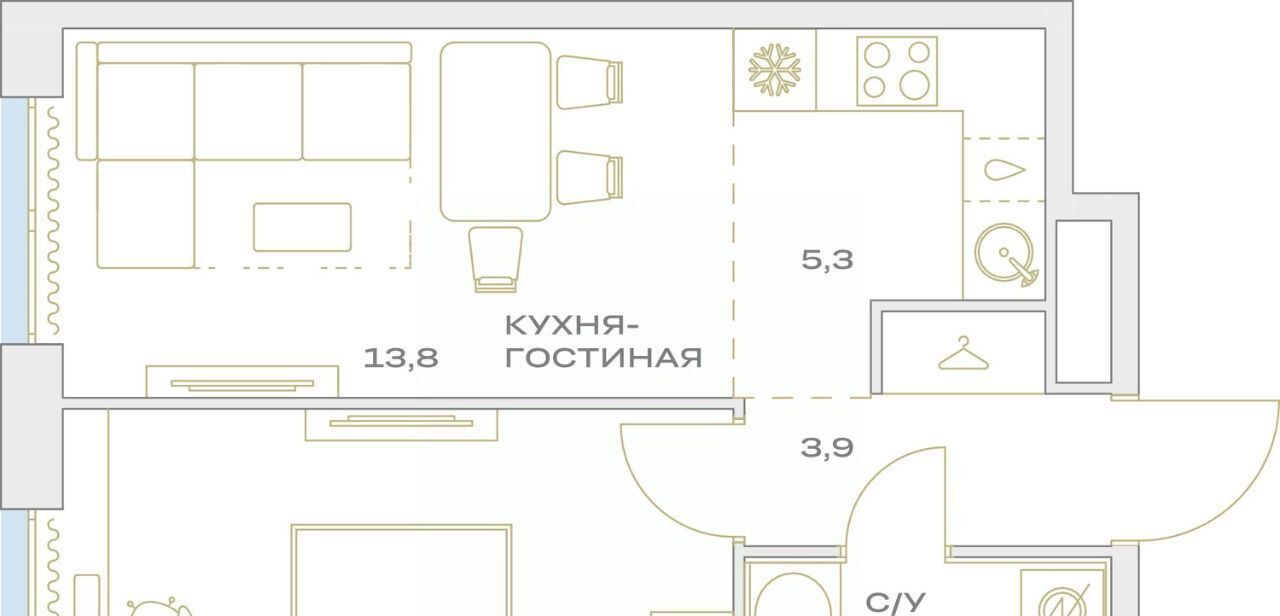 квартира г Москва п Филимонковское п Марьино ЖК «Детали» Филатов Луг фото 3