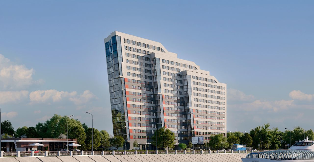 квартира г Санкт-Петербург метро Обухово наб Октябрьская ЖК «Лайнеръ» фото 1