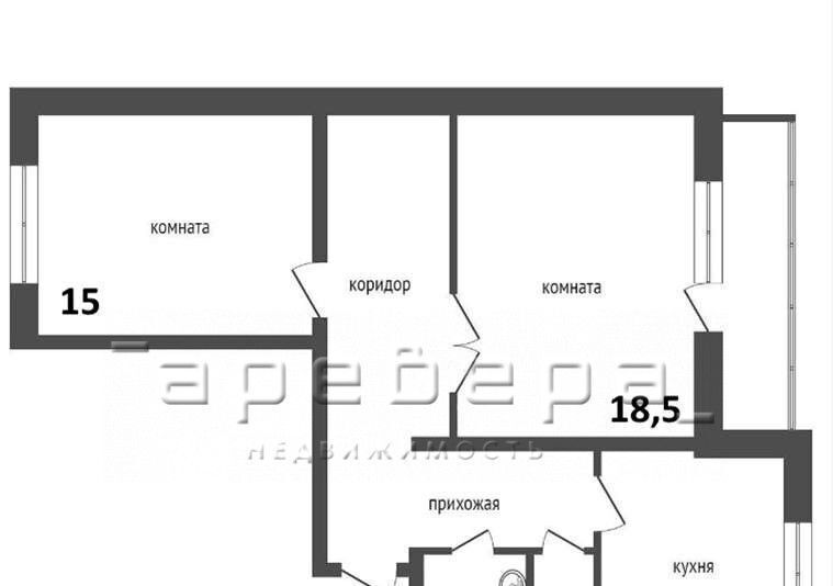 квартира г Красноярск р-н Свердловский ул Алеши Тимошенкова 77 фото 27