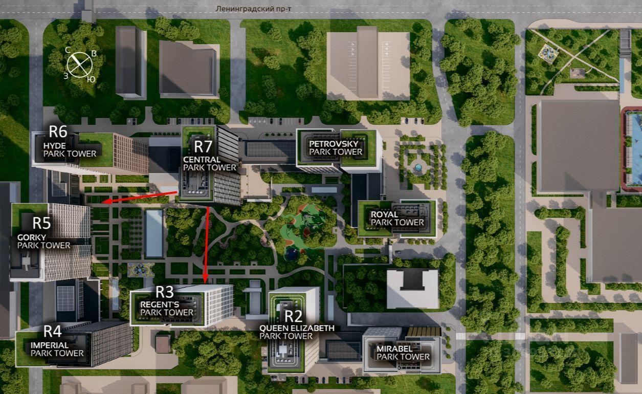 квартира г Москва ЗАО Хорошевский пр-кт Ленинградский 37/6 ЖК «Prime Park» Московская область фото 4