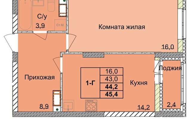 р-н Советский Горьковская ул 1-я Оранжерейная 24а ЖК Тетра фото