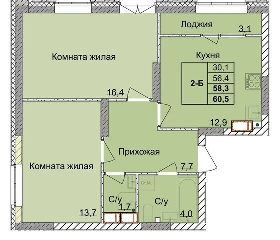 р-н Советский Горьковская ул 1-я Оранжерейная 24а ЖК Тетра фото