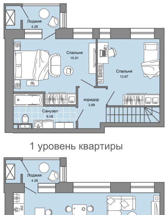 квартира г Ульяновск р-н Заволжский Новый Город ЖК «Дивный сад» 9 7-й кв-л, сад фото 1