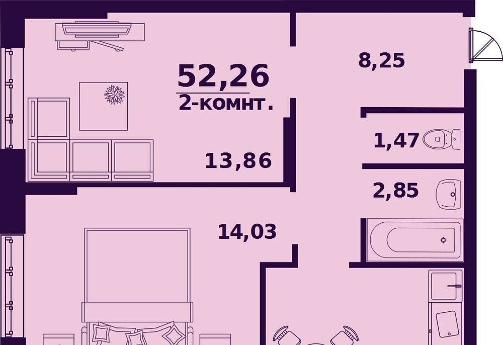 квартира г Ульяновск р-н Заволжский ул Народного учителя Латышева 5 фото 1