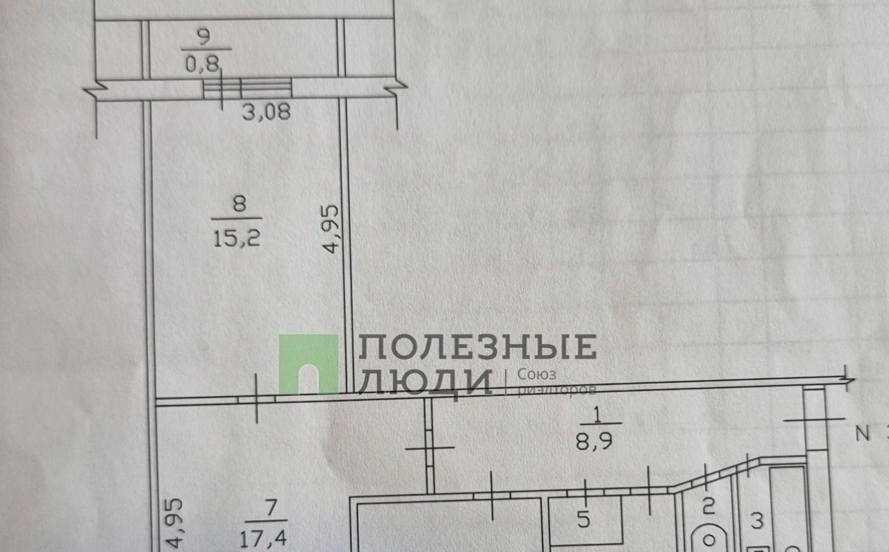 квартира г Набережные Челны р-н Центральный б-р Энтузиастов 6 фото 2