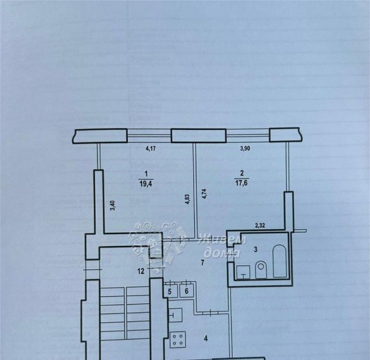 квартира г Волгоград р-н Красноармейский ул им. Арсеньева 34 фото 15