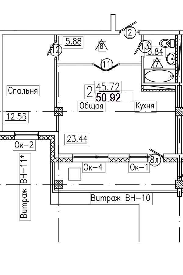 квартира г Якутск пр-кт Ленина 17 фото 17