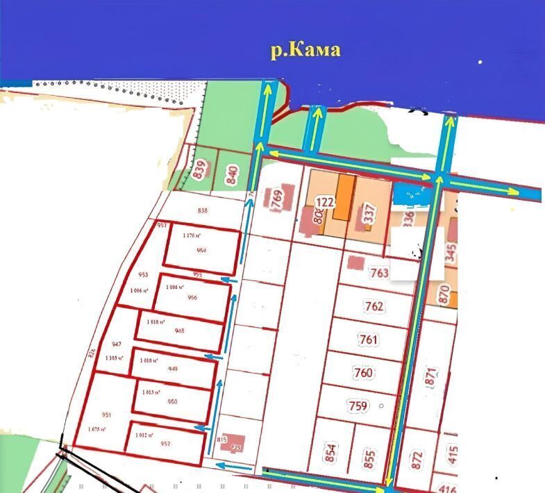 земля р-н Нижнекамский г Нижнекамск ул Береговая 14 городское поселение Нижнекамск фото 4