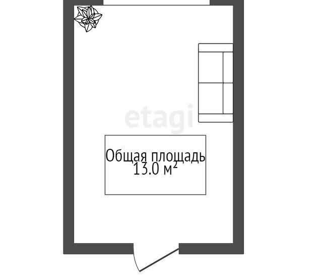 комната г Новосибирск р-н Центральный Маршала Покрышкина ул Ломоносова 59 фото 11