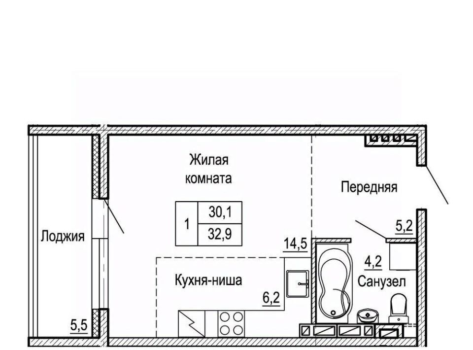 квартира г Владивосток р-н Ленинский ул Ладыгина фото 1