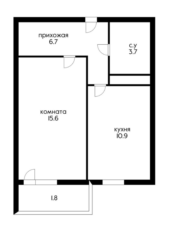 квартира г Краснодар р-н Прикубанский ул им. Героя Георгия Бочарникова 4к/2 фото 6