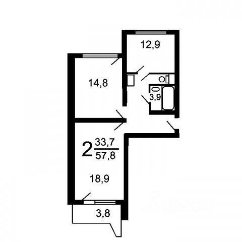 квартира г Москва метро Братиславская ул Братиславская 19к/1 фото 18