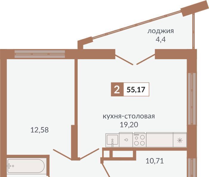 квартира г Екатеринбург р-н Верх-Исетский ВИЗ ЖК «Видный» Площадь 1905 года, жилрайон фото 1