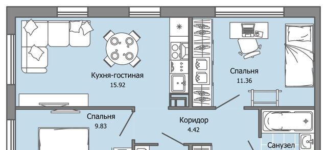 р-н Засвияжский ЖК «Город новаторов» Город Новаторов жилой комплекс, 2 фото