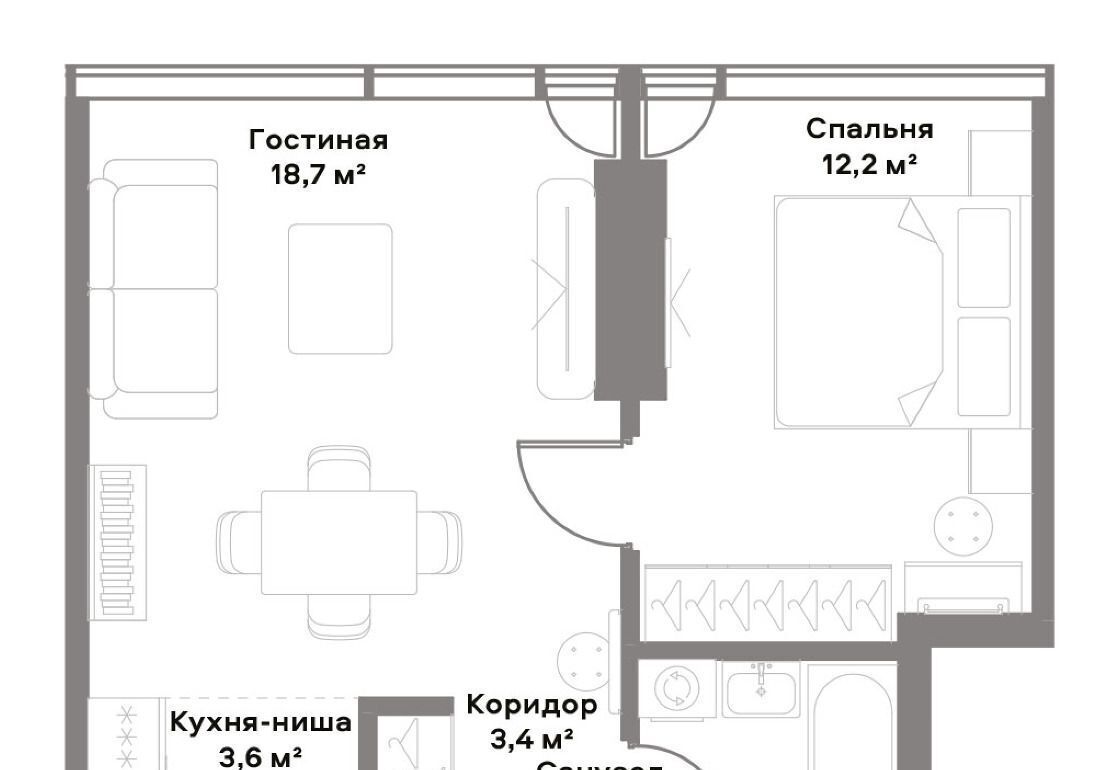 квартира г Москва метро Белорусская пр-кт Ленинградский 8 муниципальный округ Беговой фото 3