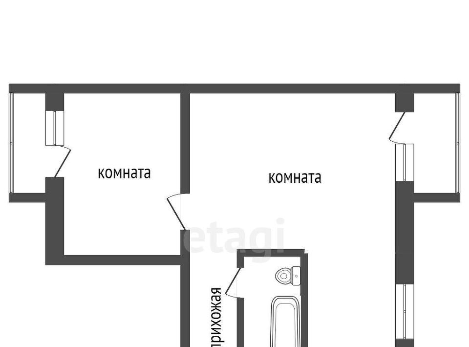 квартира г Красноярск р-н Железнодорожный ул Комбайностроителей 30 фото 11