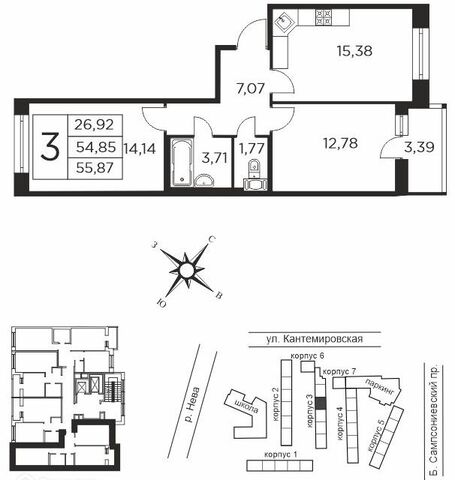 квартира Выборгская сторона дом 2 Выборгский фото