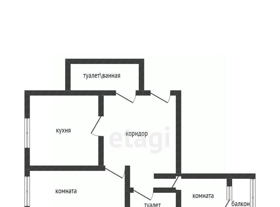 квартира пгт Разумное микрорайон Разумное-54 ул Почтовая 26 микрорайон «Новая Заря» городское поселение фото 14