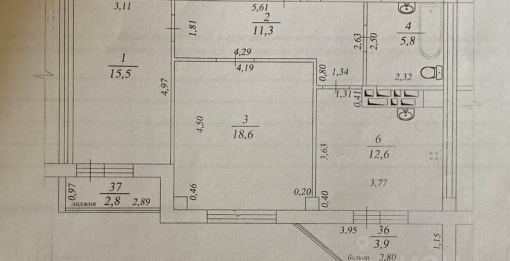 квартира г Самара р-н Железнодорожный Алабинская ул Никитинская 10б фото 15