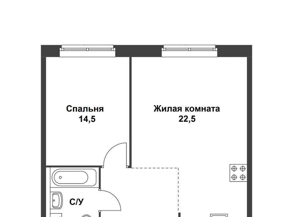 квартира г Москва п Московский ул Саларьевская 8к/2 метро Саларьево фото 13