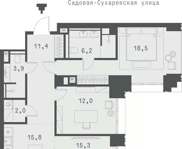 метро Сухаревская ул Садовая-Сухаревская 14 муниципальный округ Мещанский фото