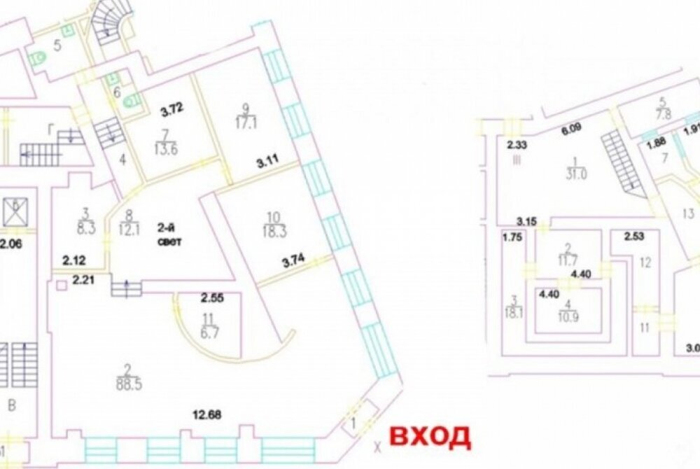 офис г Москва метро Парк культуры ул Пречистенка 40/2с 1 муниципальный округ Хамовники фото 2