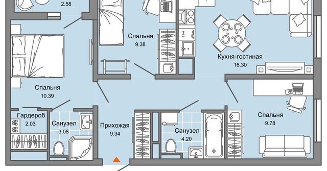 квартира р-н Заволжский Новый Город Город фото