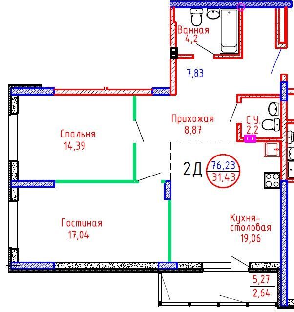 квартира г Тольятти р-н Центральный ул Советская 60а Дом на Советской Ставропольский район фото 2