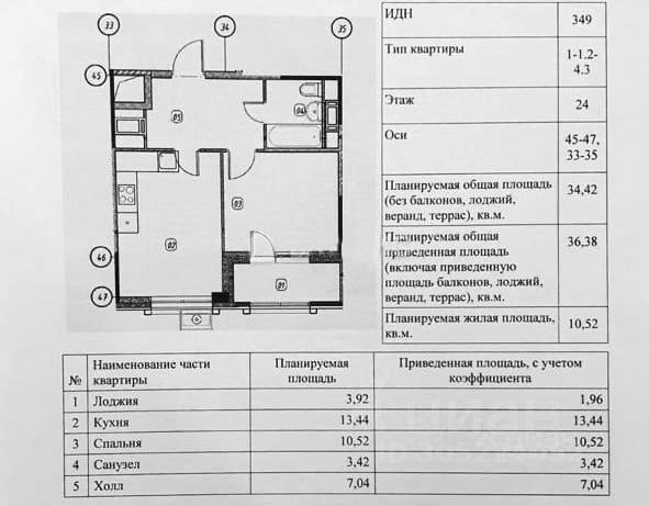 квартира г Москва СЗАО Лосиноостровский ул Тайнинская 9 ЖК «Нормандия» Московская область фото 12