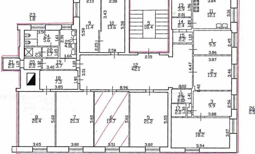 комната г Санкт-Петербург метро Московская р-н Московская Застава ул Ленсовета 5 фото 15