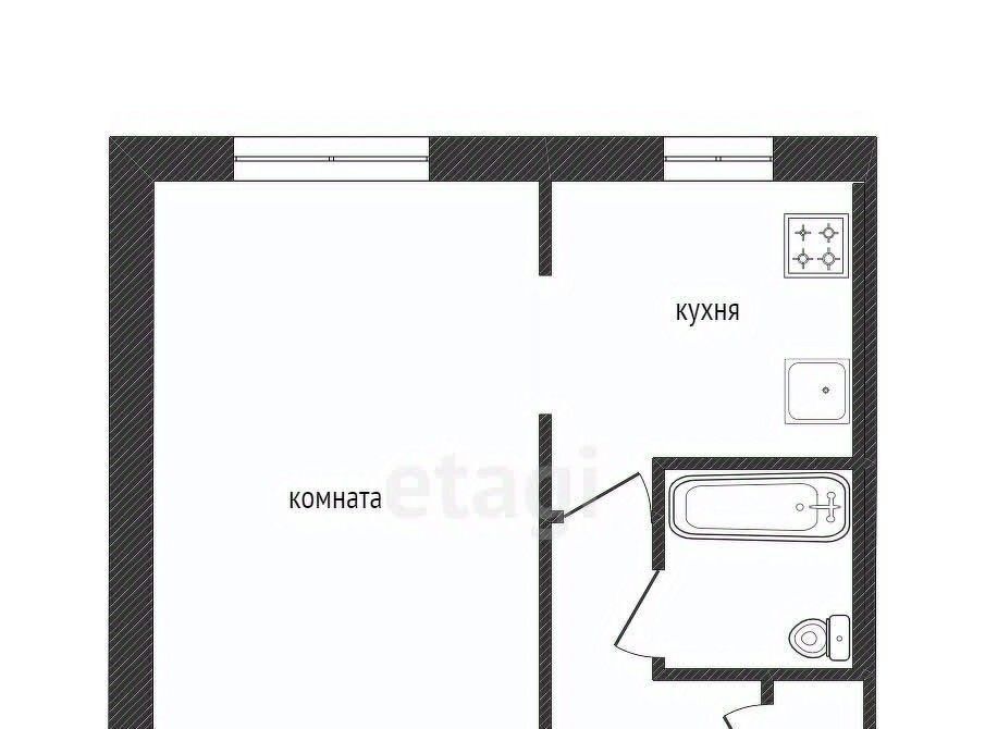 квартира г Калуга р-н Московский ул Московская 291к/2 фото 17