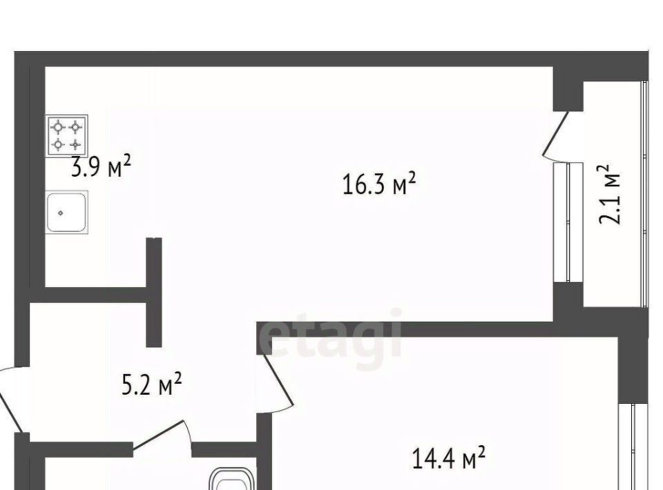 квартира г Сургут ул Игоря Киртбая 28 35-й фото 23