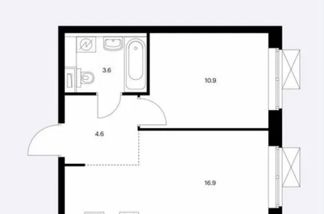 квартира г Москва метро Кантемировская б-р Кавказский 1/4 Бульвар 51 жилой комплекс фото 12