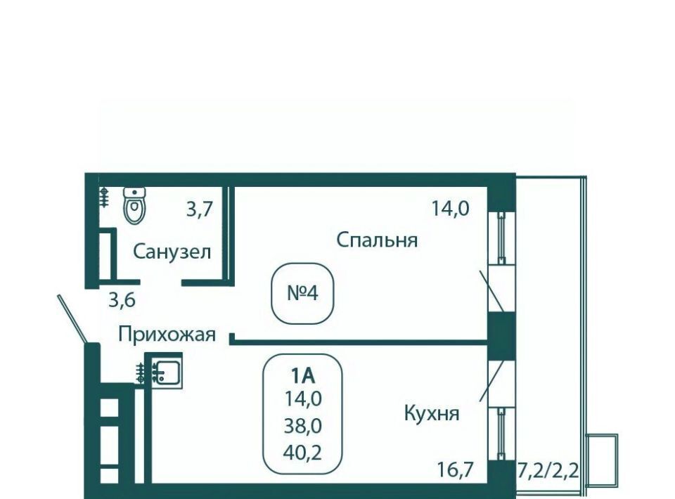 квартира городской округ Солнечногорск рп Андреевка ЖК «Андреевка» 2 Зеленоград — Крюково фото 1