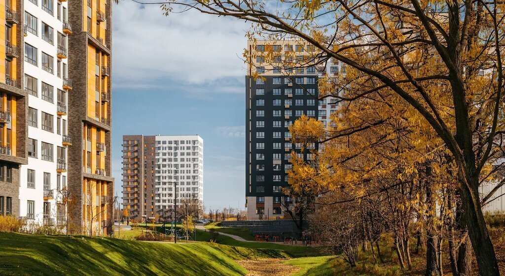 квартира г Москва п Сосенское жилой район «Скандинавия» метро Коммунарка ТиНАО Скандинавский бульвар, 3к 3 фото 2