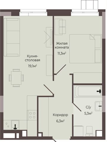 р-н Автозаводский Парк культуры дом 38а ЖК «Трио» фото