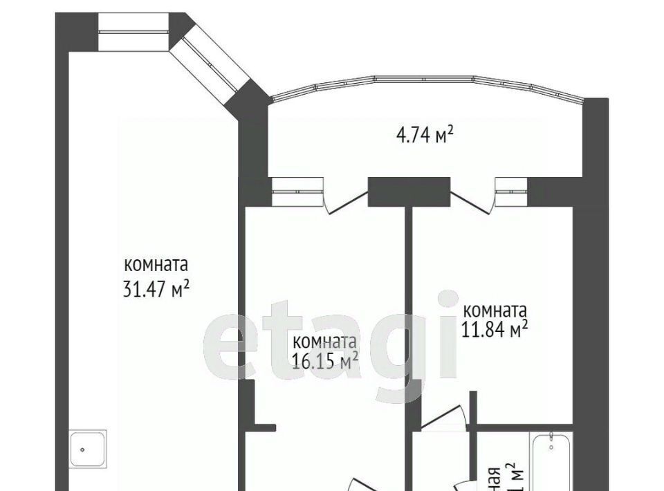 квартира г Красноярск р-н Советский ул Партизана Железняка 38а фото 27