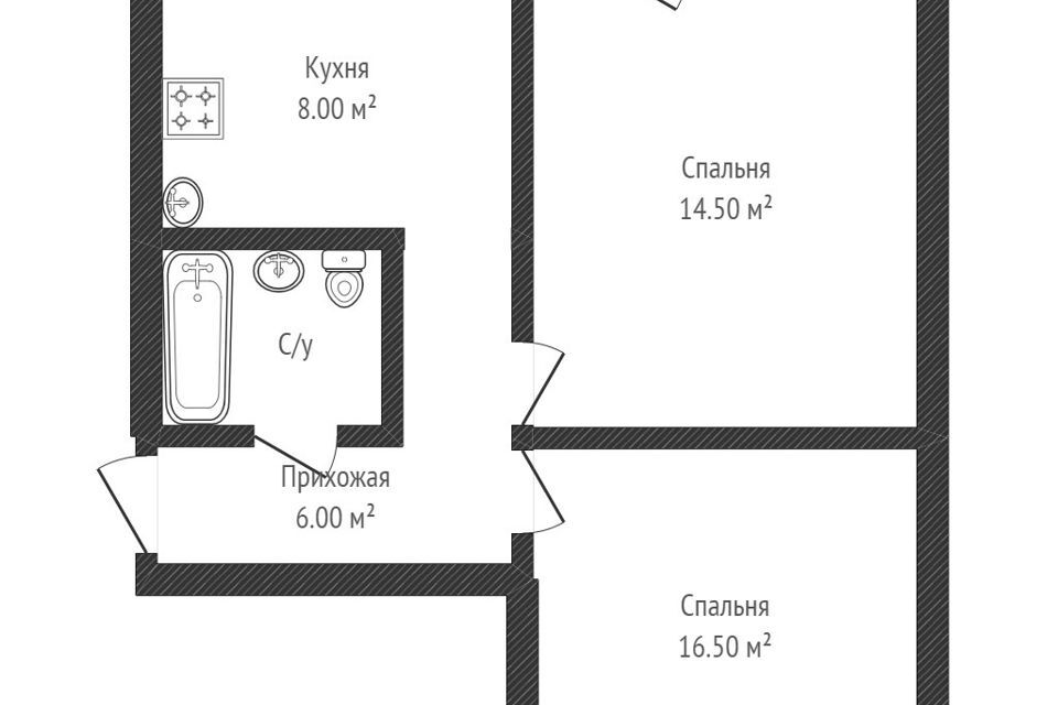 квартира г Энгельс ул Колотилова 10 Энгельсский район фото 2