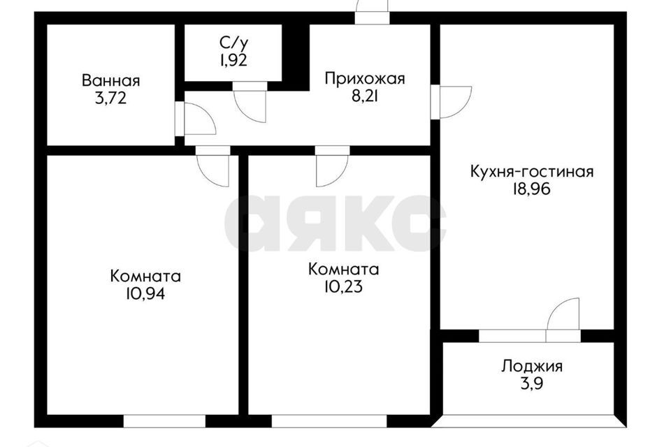 квартира г Краснодар р-н Центральный ул Колхозная 5/1 ЖК «Все Свои VIP» муниципальное образование Краснодар фото 7