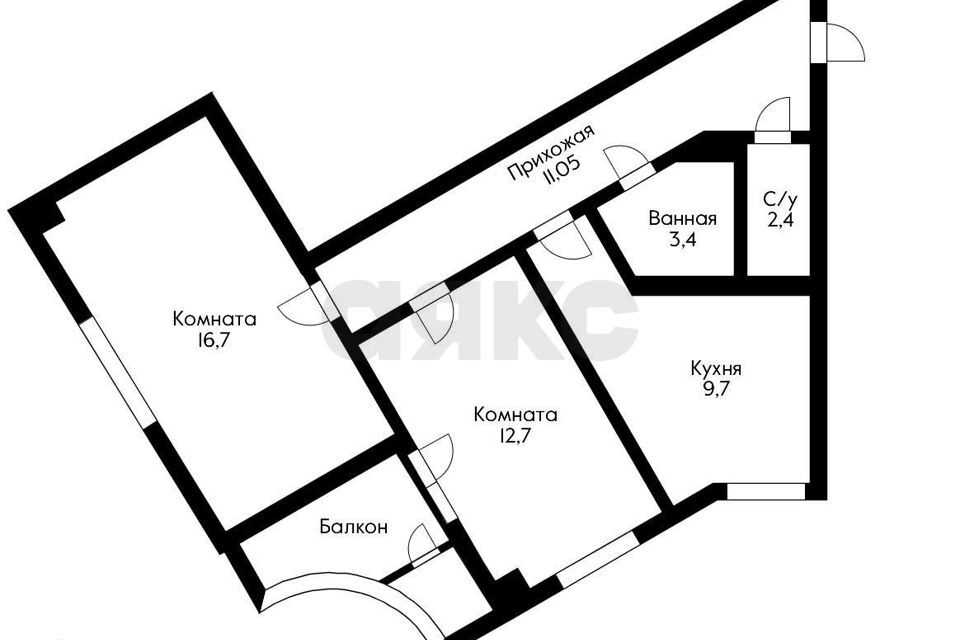 квартира г Краснодар р-н Карасунский ул им. Валерия Гассия 6/1 муниципальное образование Краснодар фото 2