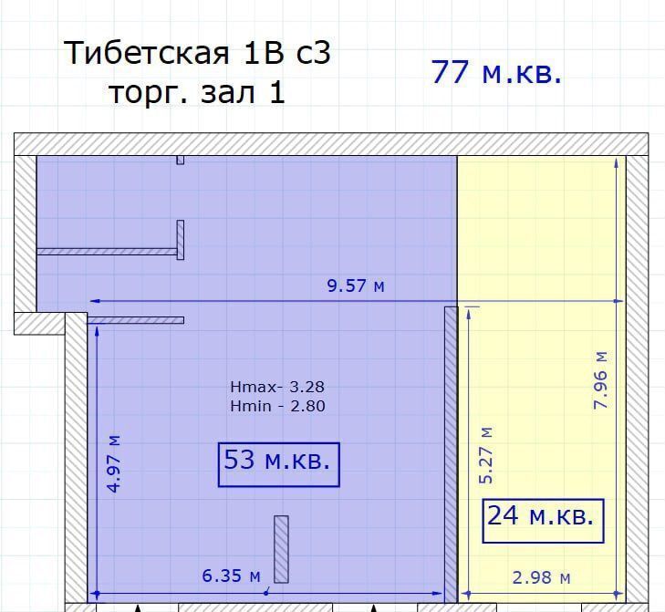 торговое помещение г Ростов-на-Дону р-н Ворошиловский ул Тибетская 1вс/1 фото 2