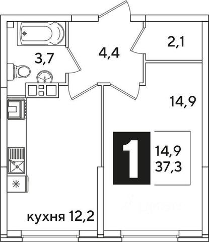 р-н Прикубанский ул им. Ивана Беличенко 89 ЖК «Самолет» фото