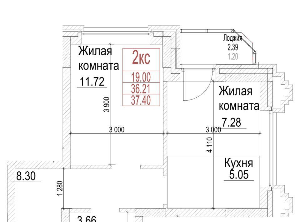 квартира г Новосибирск метро Площадь Гарина-Михайловского р-н Железнодорожный фото 1