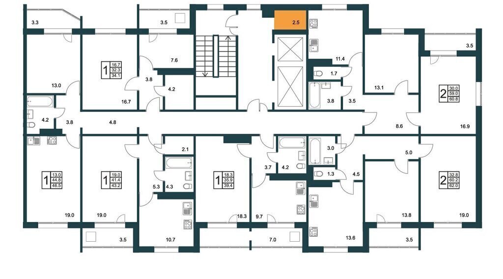 квартира р-н Орловский д Образцово ул Николая Сенина 9к/1 фото 2