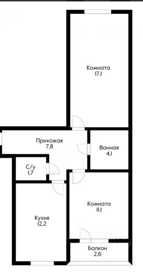 квартира г Краснодар п Пригородный ул Победы 54 р-н Карасунский фото 1