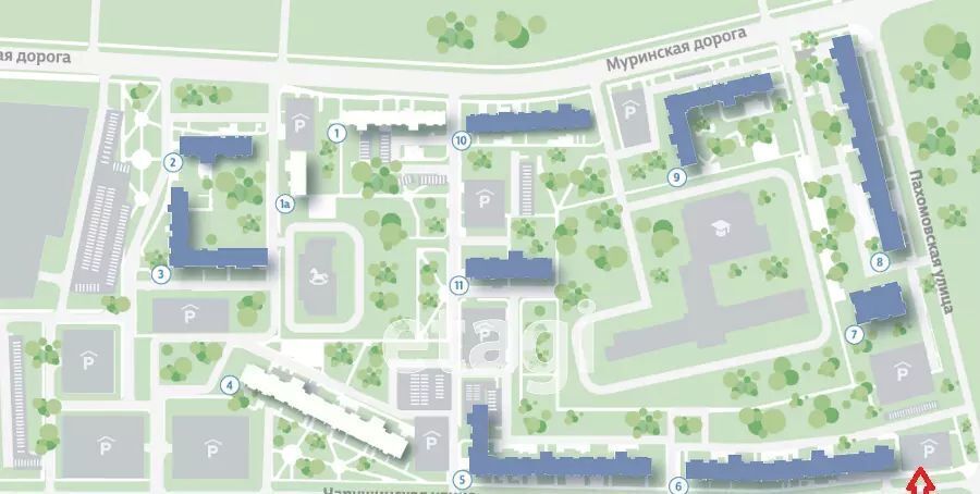 торговое помещение г Санкт-Петербург р-н Красногвардейский ул Чарушинская 28 фото 1